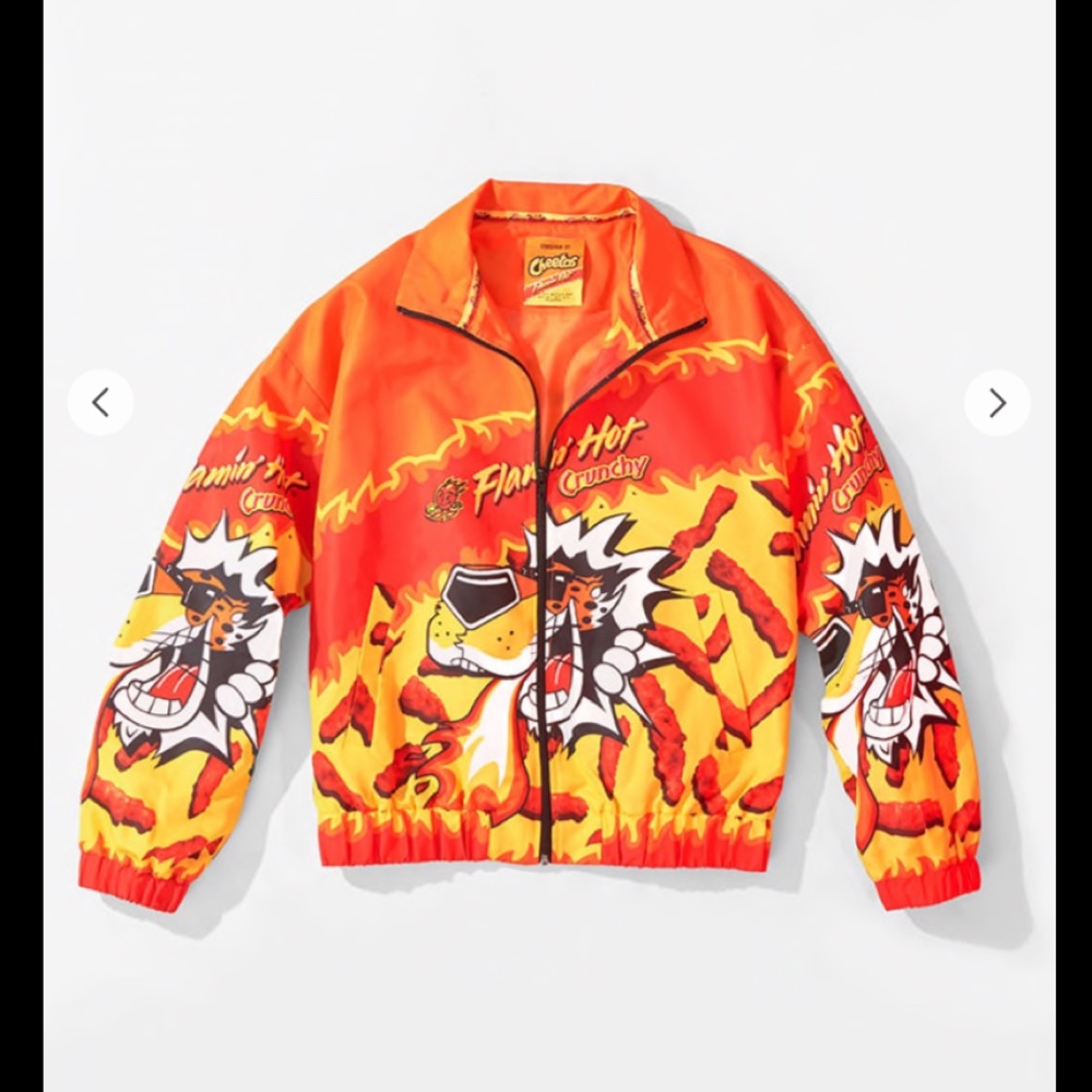 COPY - Flamin' Hot Cheetos Chester Windbreaker Jacket NWT